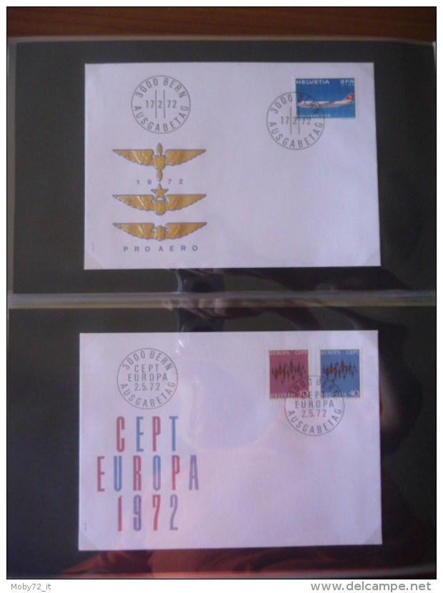 Collezione FDC Svizzera 1966/78 (m193)