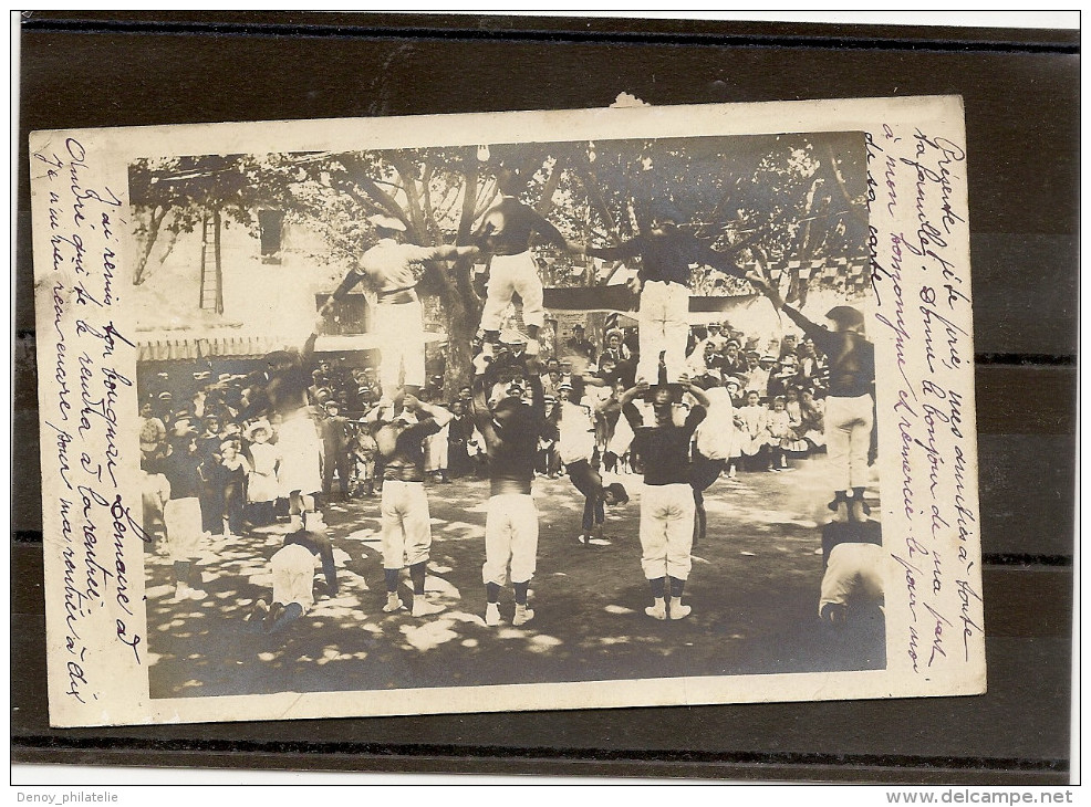 84/ Bedarides - Carte Photo D'une Fete A Bedarides Datée Du 7 10 1912 RRR...... - Bedarrides