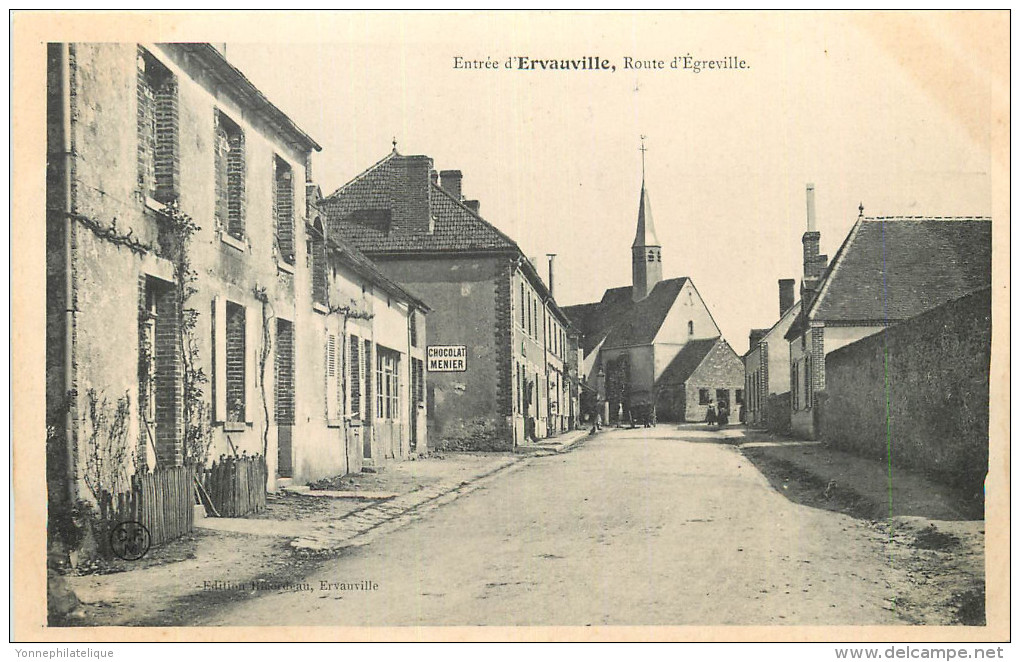 45 - ERVAUVILLE - Route D'Egreville - Autres & Non Classés