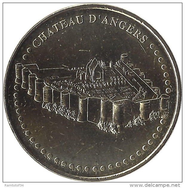 2016 MDP304 - ANGERS - Château D'Angers 2 (face Simple) / MONNAIE DE PARIS - 2016