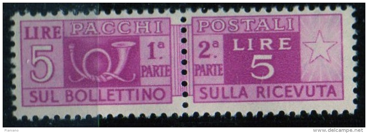 PIA - ITA - Specializzazione : 1947 : £ 5 - (SAS 72  - CAR 6 ) - Abarten Und Kuriositäten