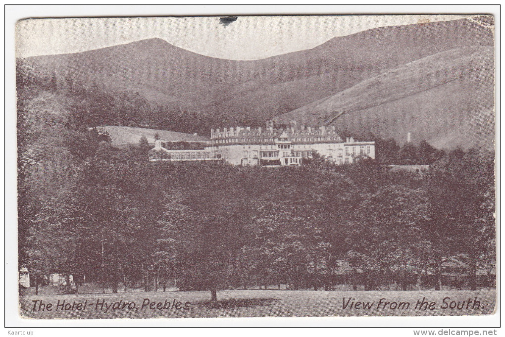 The Hotel-Hydro, Peebles.  View From The South  -  ( Scotland) - Peeblesshire