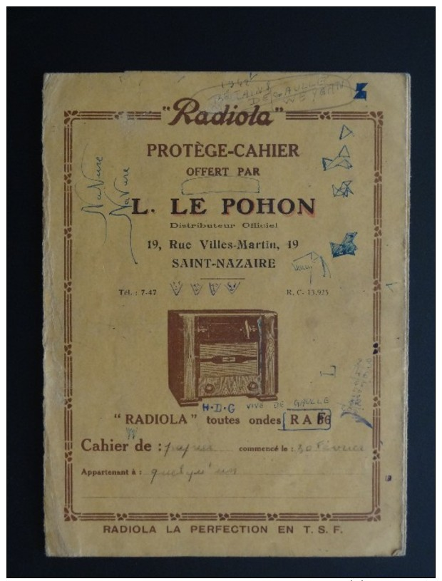 PROTEGE-CAHIER RADIOLA - R