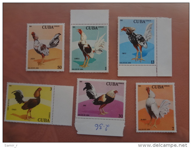 1981 Cuba Birds Cock (69) - Neufs