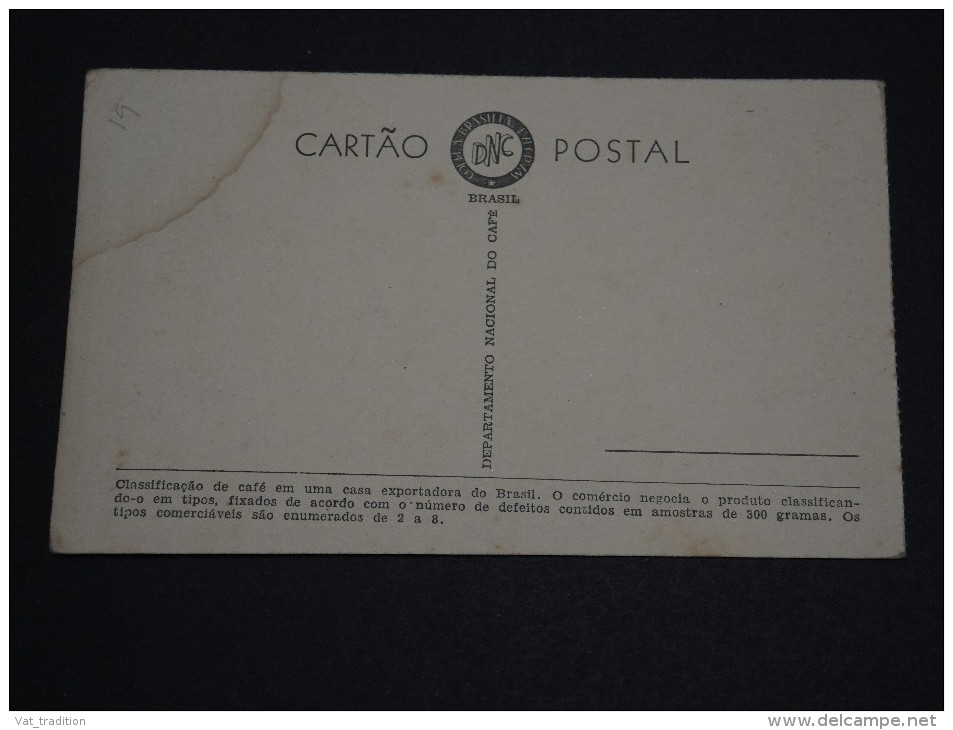 BRESIL - Carte Postale De Conditionnement De Café - A Voir - L 1441 - Andere