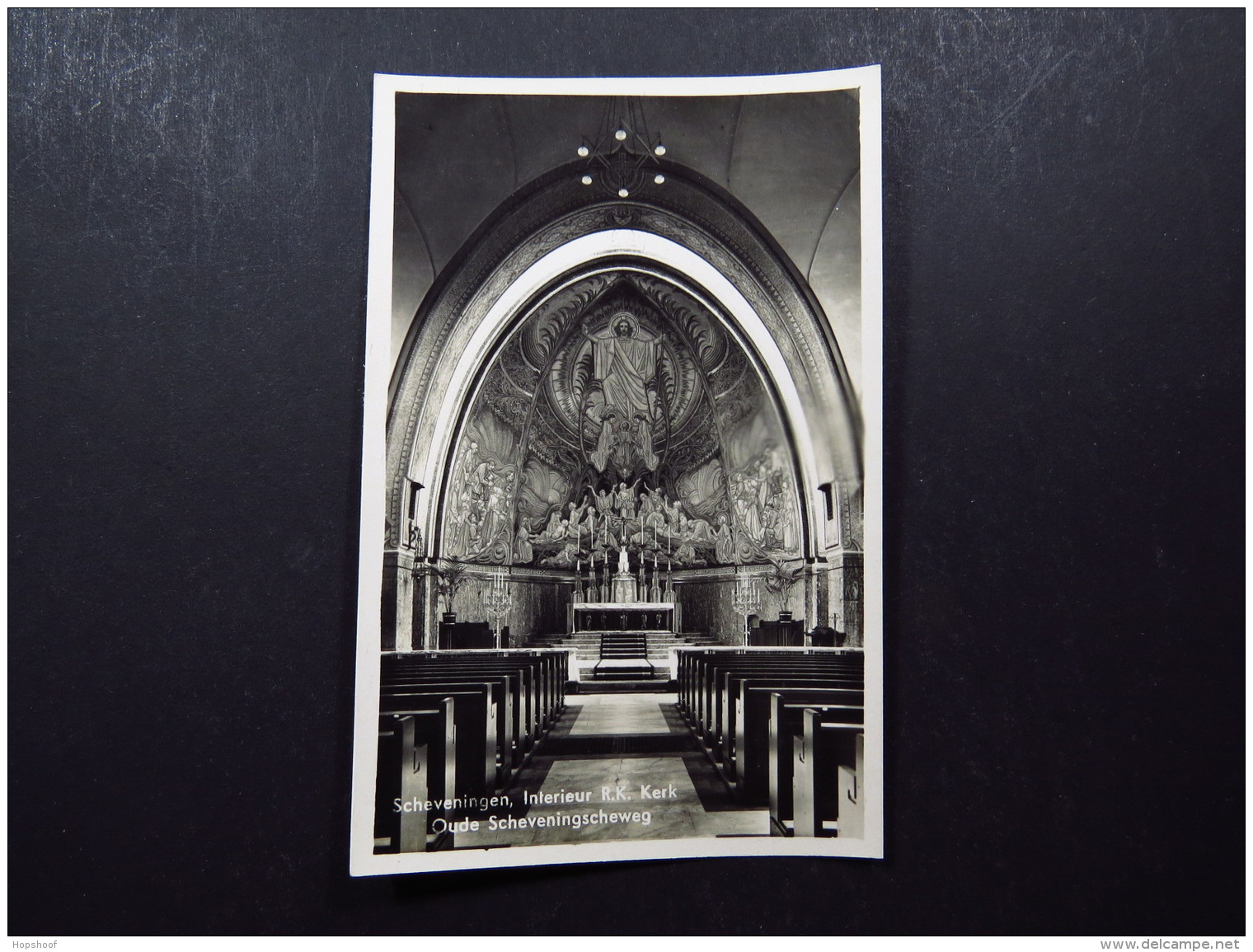 Postcard Netherlands Holland Scheveningen Interieur R.K. Kerk Oude Scheveningsche Weg Unused - Unclassified