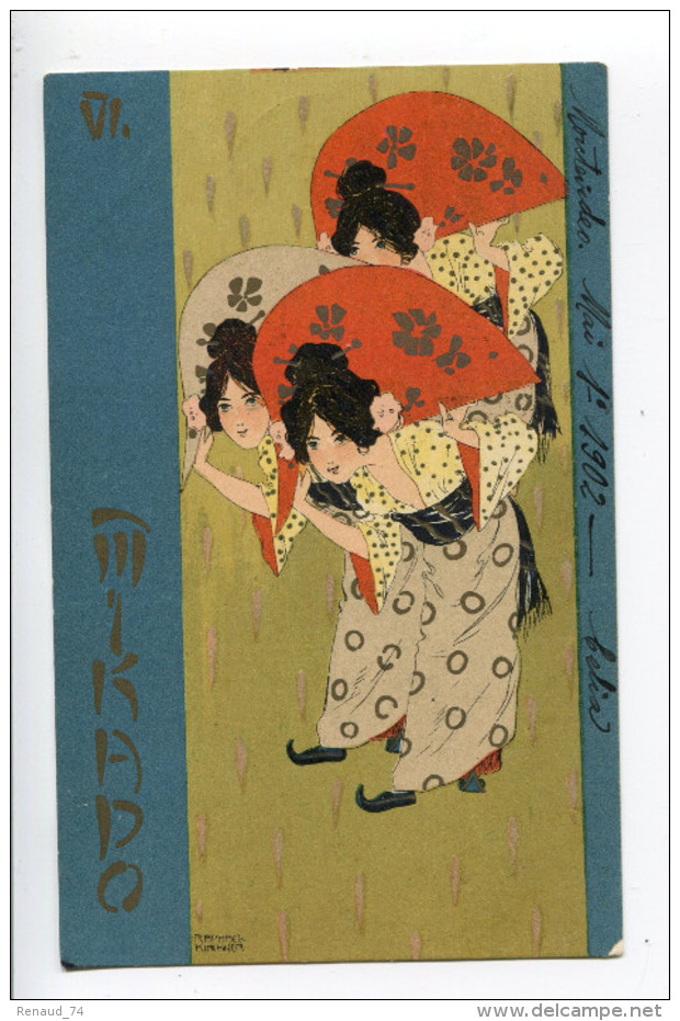 KIRCHNER Raphaël  Art Nouveau Japon MIKADO - Kirchner, Raphael