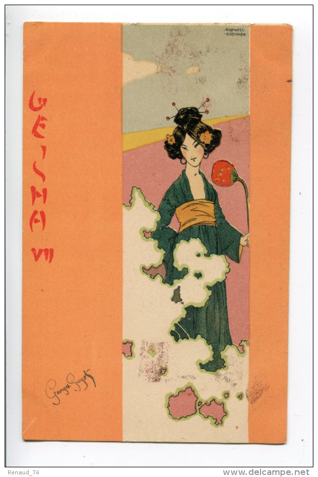 KIRCHNER Raphaël  Art Nouveau GEISHA - Kirchner, Raphael