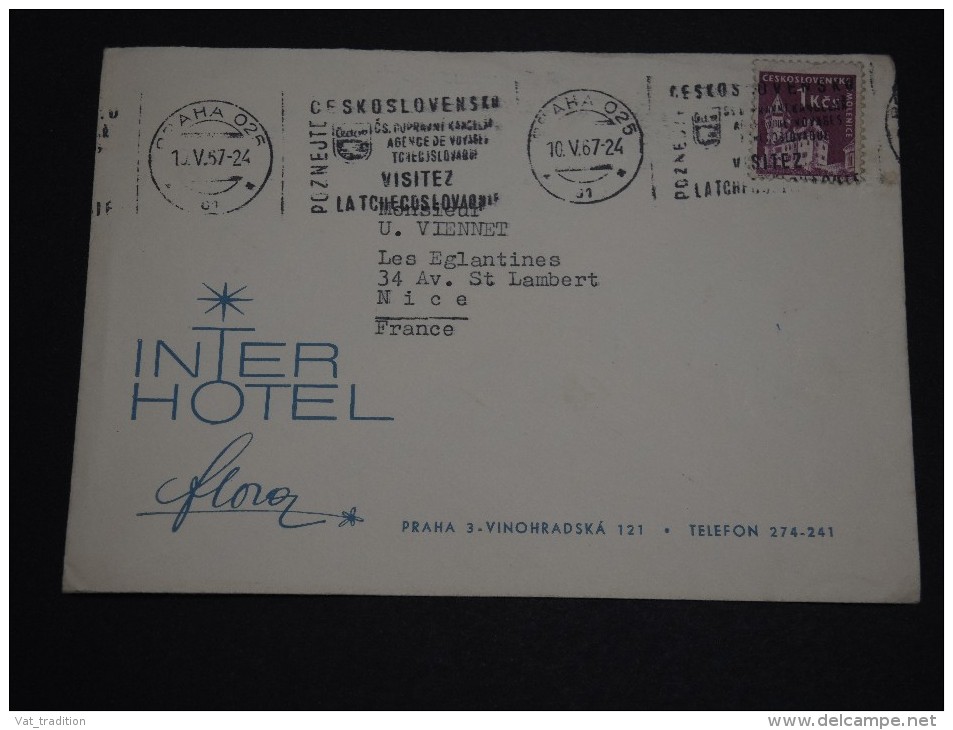 TCHÉCOSLOVAQUIE - Enveloppe De Prague Pour La France En 1967 - A Voir - L 1472 - Covers & Documents