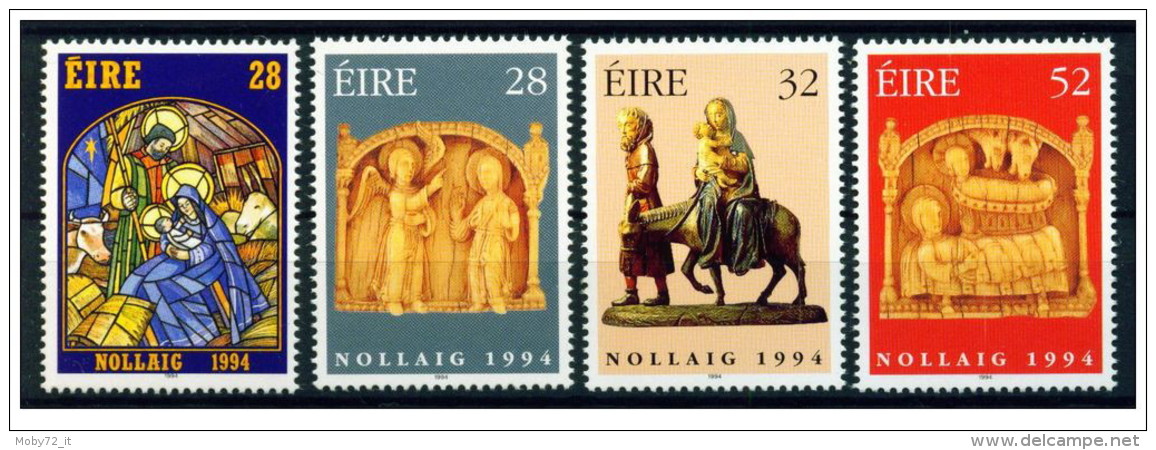 Irlanda - 1994 - Nuovo/new MNH - Natale - Mi N. 878/81 - Nuovi