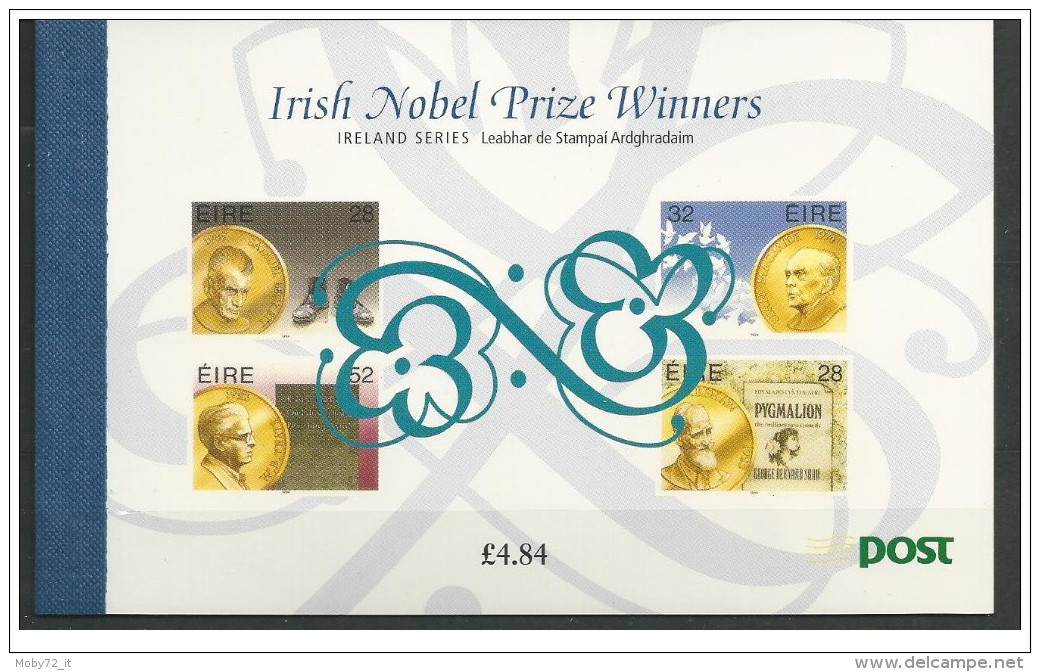 Irlanda - 1994 - Nuovo/new MNH - Nobel - Libretto - Mi N. MH-27 - Ungebraucht