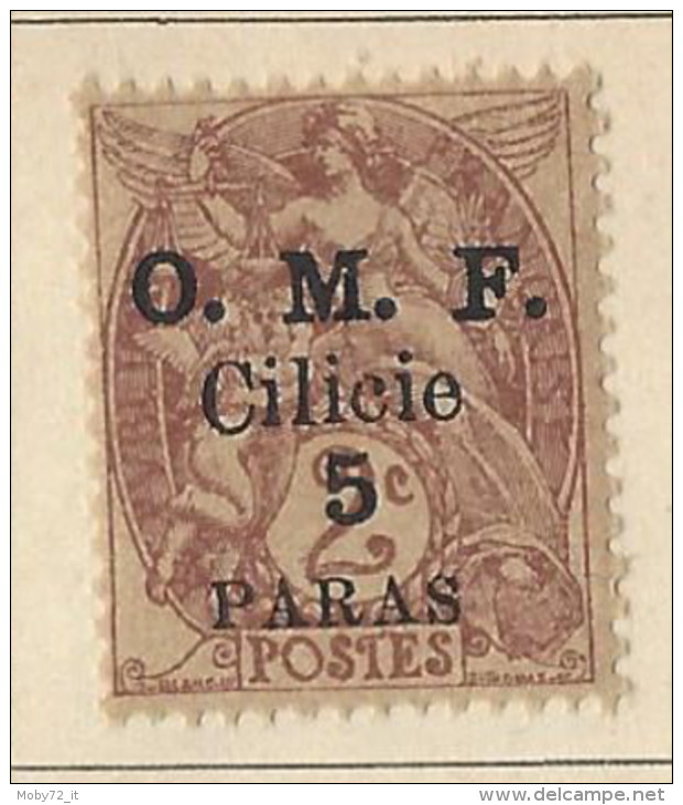 Territori Francesi - Cilicia - 1920 - Nuovo/new MH - Allegorie - Mi N. 80 - Unused Stamps