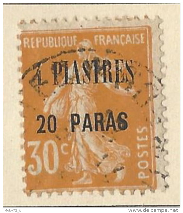 Territori Francesi - Levante - 1921 - Usato/used - Marianne - Mi N. 27 - Oblitérés