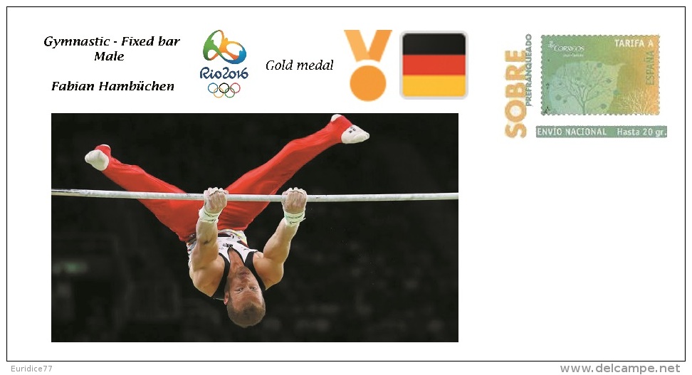 Spain 2016 - Olympic Games Rio 2016 - Gold Medal Gymnastic Male Germany Cover - Otros & Sin Clasificación