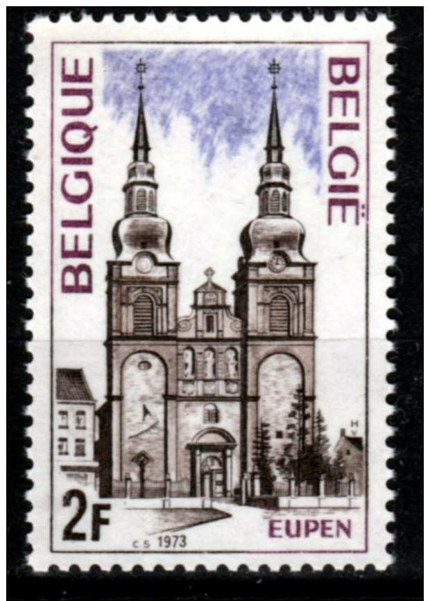 Belgique - Timbre De 1973 COB 1685 ** - Tourisme Eglise Saint-Nicolas Eupen - Neufs