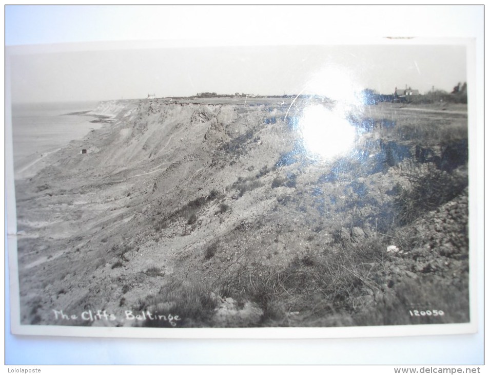 ANGLETERRE - CPA -  BELTINGE - The Cliffs - Belle Carte Photo Peu Commune - Sonstige & Ohne Zuordnung