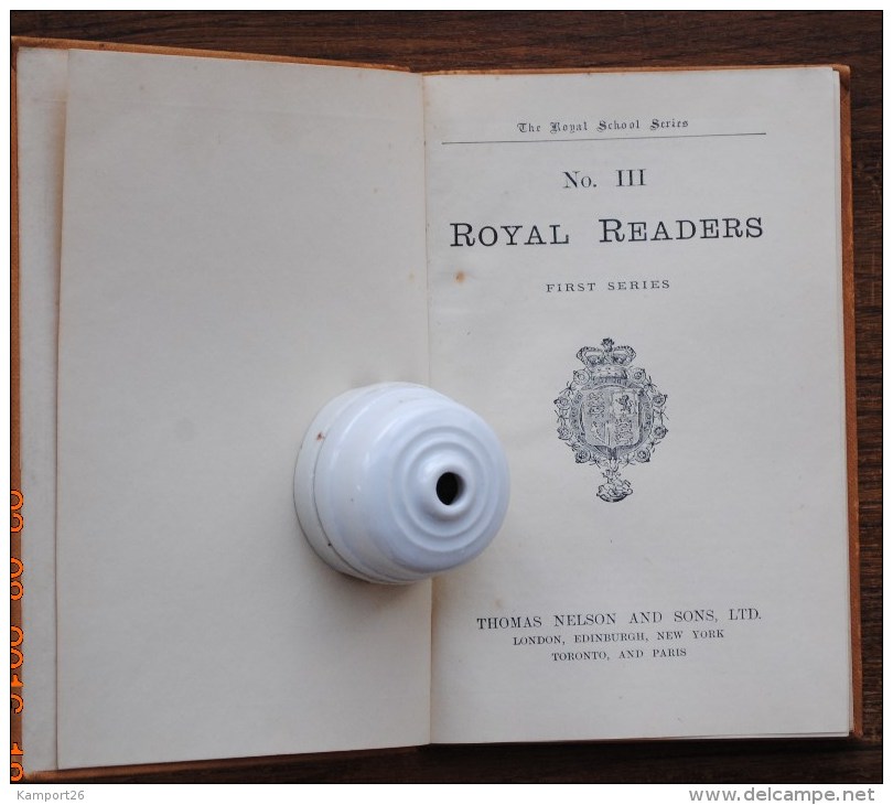 1900s ROYAL READERS Nº 3 ENGRAVINGS Royal School Series Rare L'ÉCOLE DE LA SÉRIE - Educación