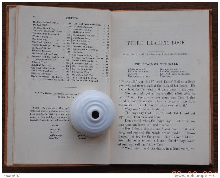 1900s ROYAL READERS Nº 3 ENGRAVINGS Royal School Series Rare L'ÉCOLE DE LA SÉRIE - Éducation/ Enseignement
