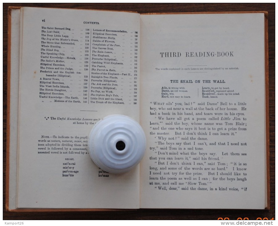 1900s ROYAL READERS Nº 3 ENGRAVINGS Royal School Series Rare L'ÉCOLE DE LA SÉRIE - Educación