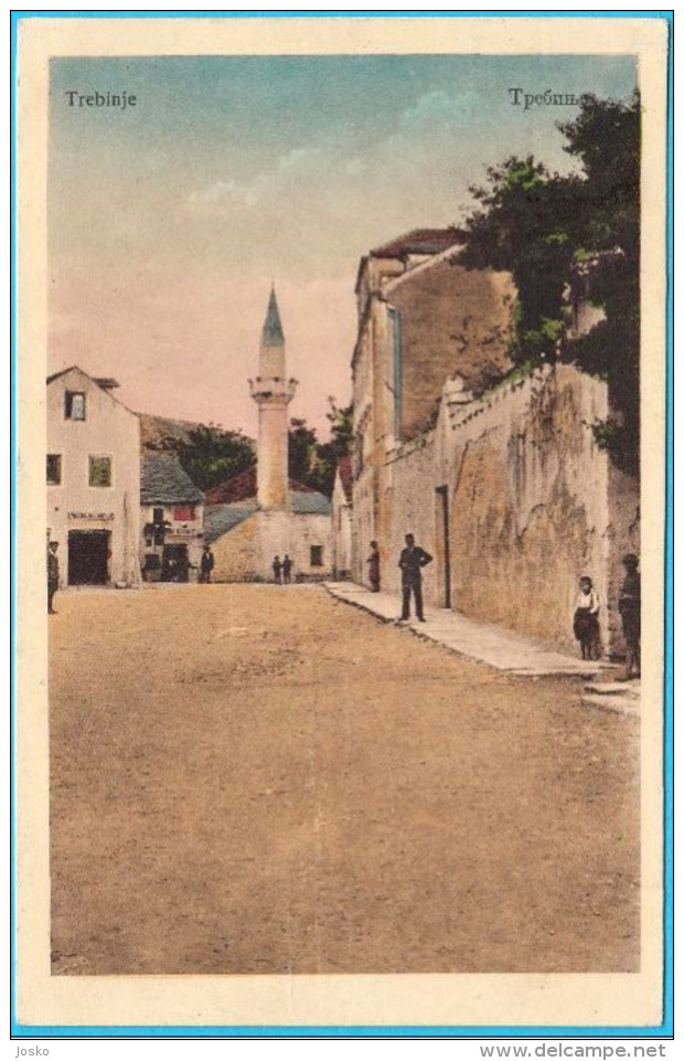 TREBINJE -  Old Mosque  (Bosnia And Herzegovina) * Travelled 1929. * Islam Religion Mosque Mosquée Mosques Moschee AK - Islam