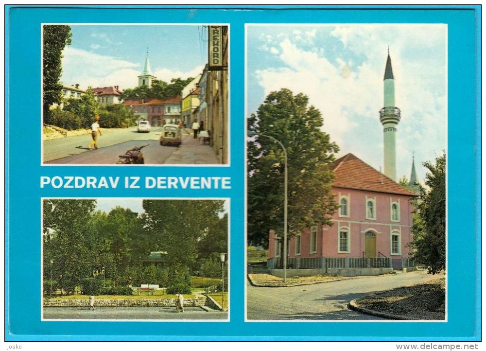 DERVENTA  ( Bosnia And Herzegovina )  * Travelled * Islam Religion Mosque Mosquée Mosques Moschee Mezquita Moschea AK - Islam