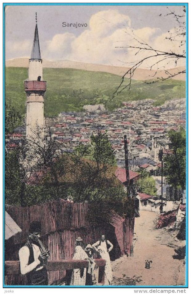 SARAJEVO ( Bosnia And Herzegovina ) * Travelled 1912.* Islam Religion Mosque Mosquée Mosques Moschee Mezquita Moschea AK - Islam