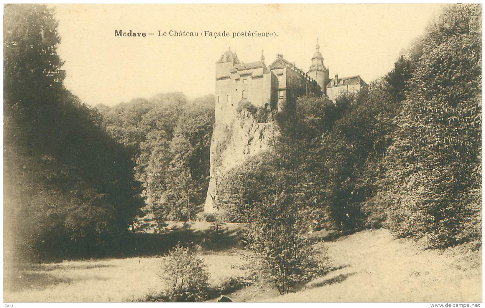 MODAVE - Le Château (Façade Postérieure) - Modave