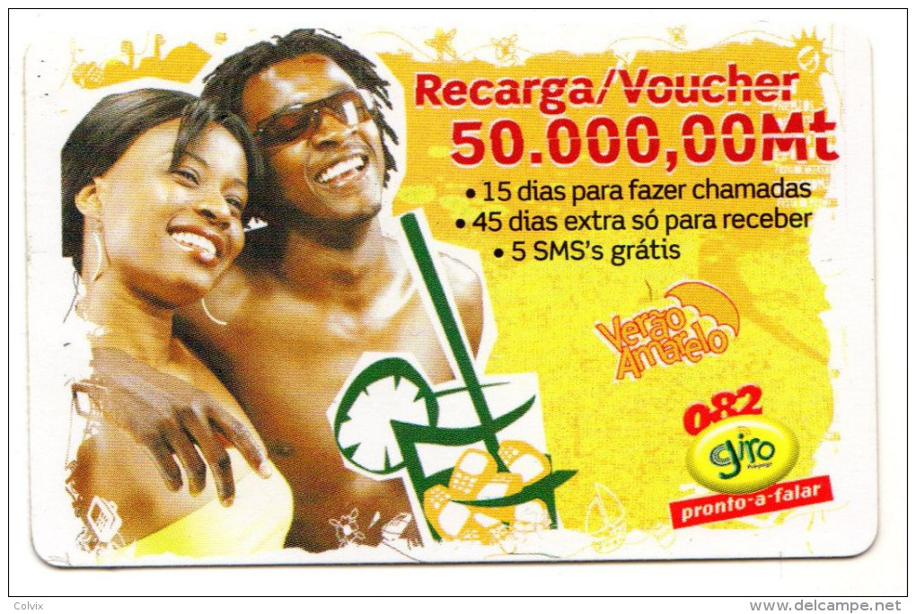 MOZAMBIQUE RECHARGE GIRO 50 000 Mt Année 2007 - Moçambique