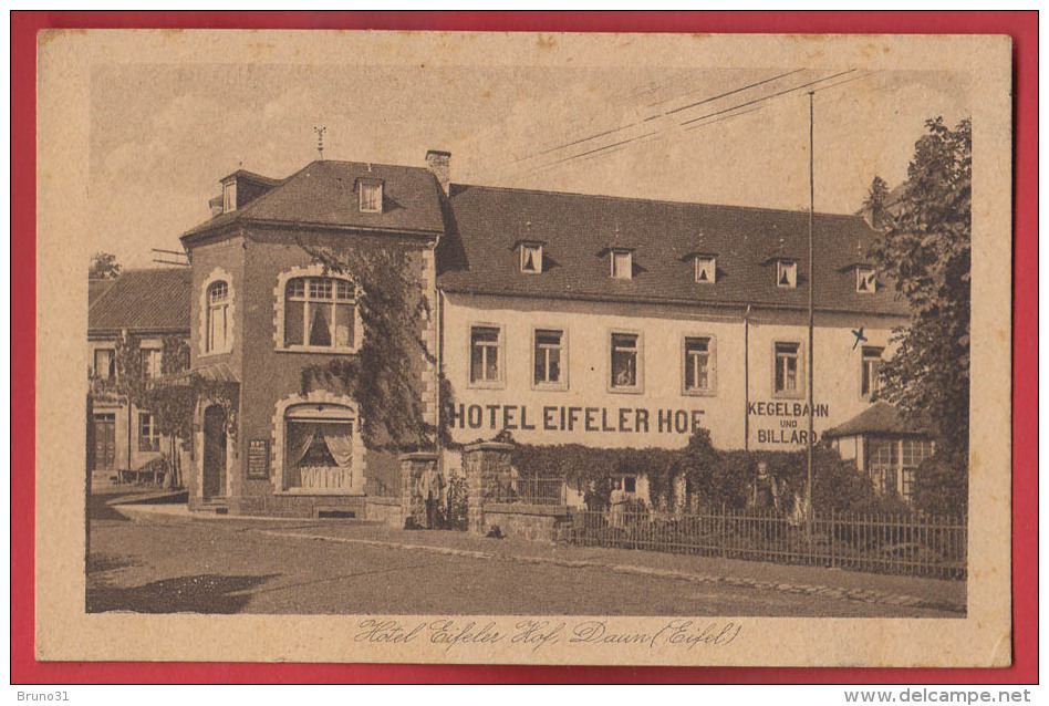 DAUN : Hotel Eifeler Hof ( Eifel ) 2 Scans - Daun