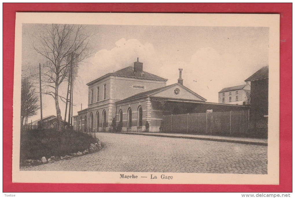 Marche-en-Famenne - La Gare ( Voir Verso ) - Marche-en-Famenne