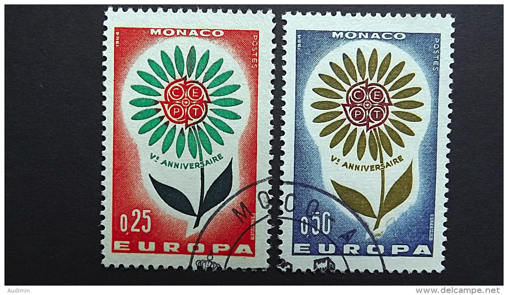 Monaco 782/3 Oo/used, EUROPA/CEPT 1964 - Usados
