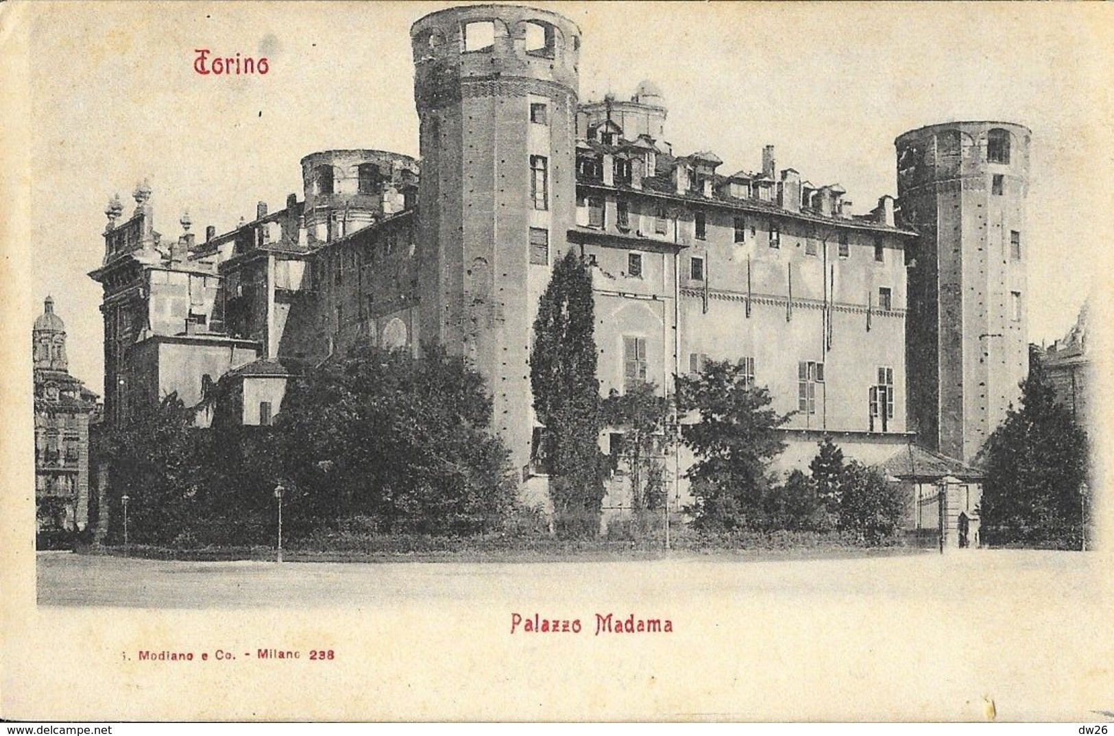 Torino - Palazzo Madama - Ed. Modiano E Co. - Carte Précurseur Non Circulée - Palazzo Madama