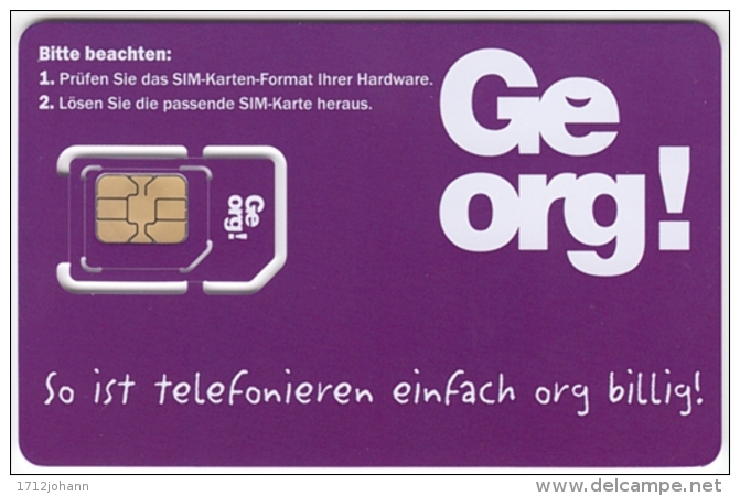 AUSTRIA Z-186 GSM/SIM Georg! - Unbroken - Autriche