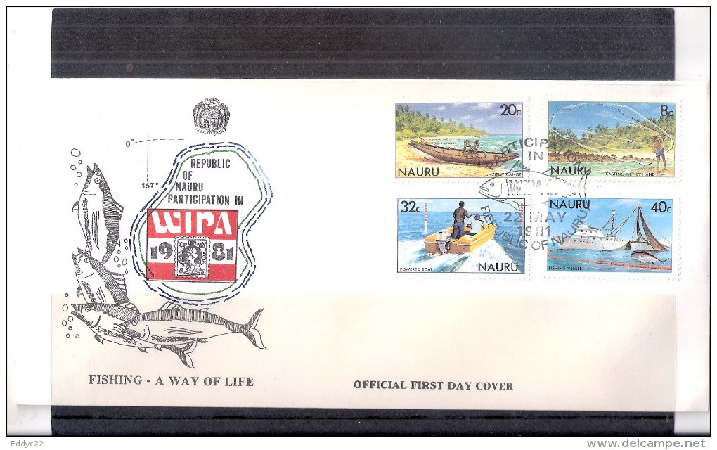 FDC Nauru - Pêche - Wipa 1981 - Série Complète (à Voir) - Nauru