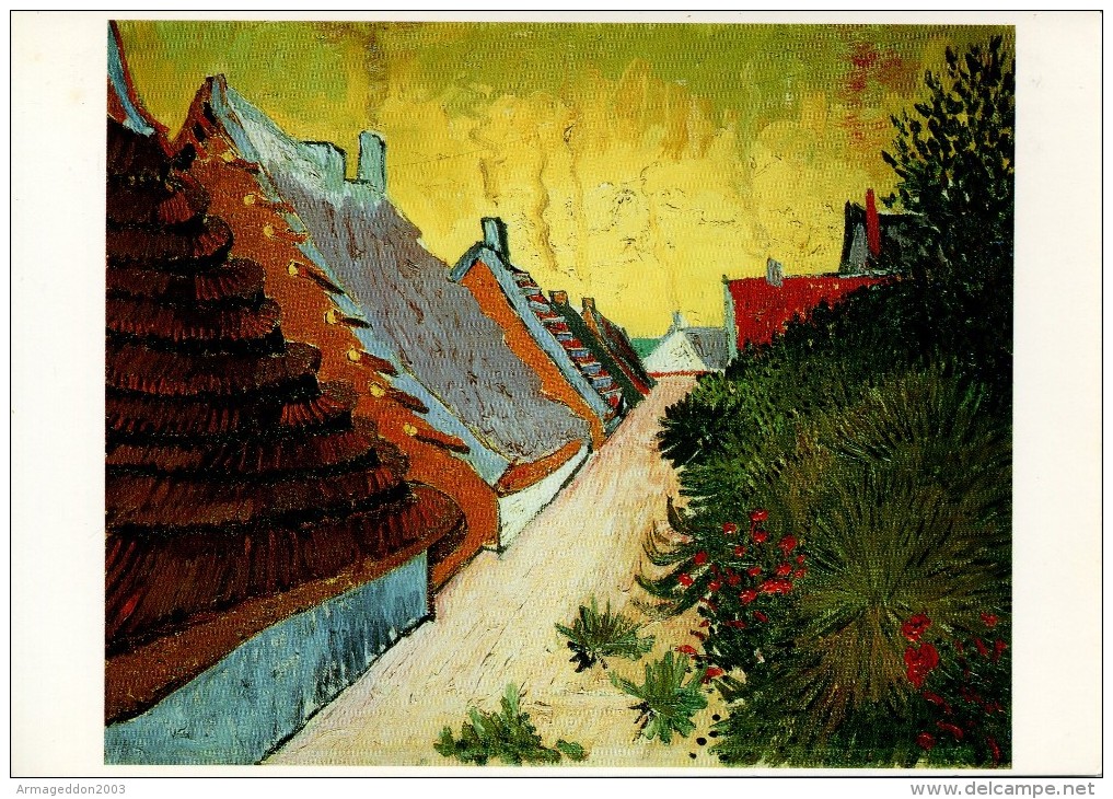 V50 / NEUVE CP VINCENT VAN GOGH MAS A SAINTES MARIES VOIR DOS - Van Gogh, Vincent