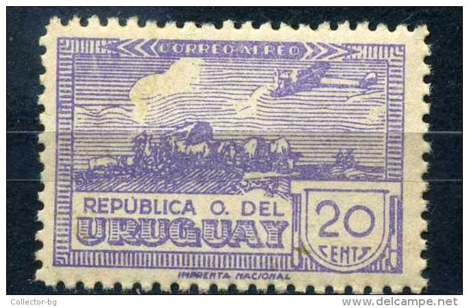 OLD 20 CENTS URUGUAY CORREO ALREO STAMP - Uruguay