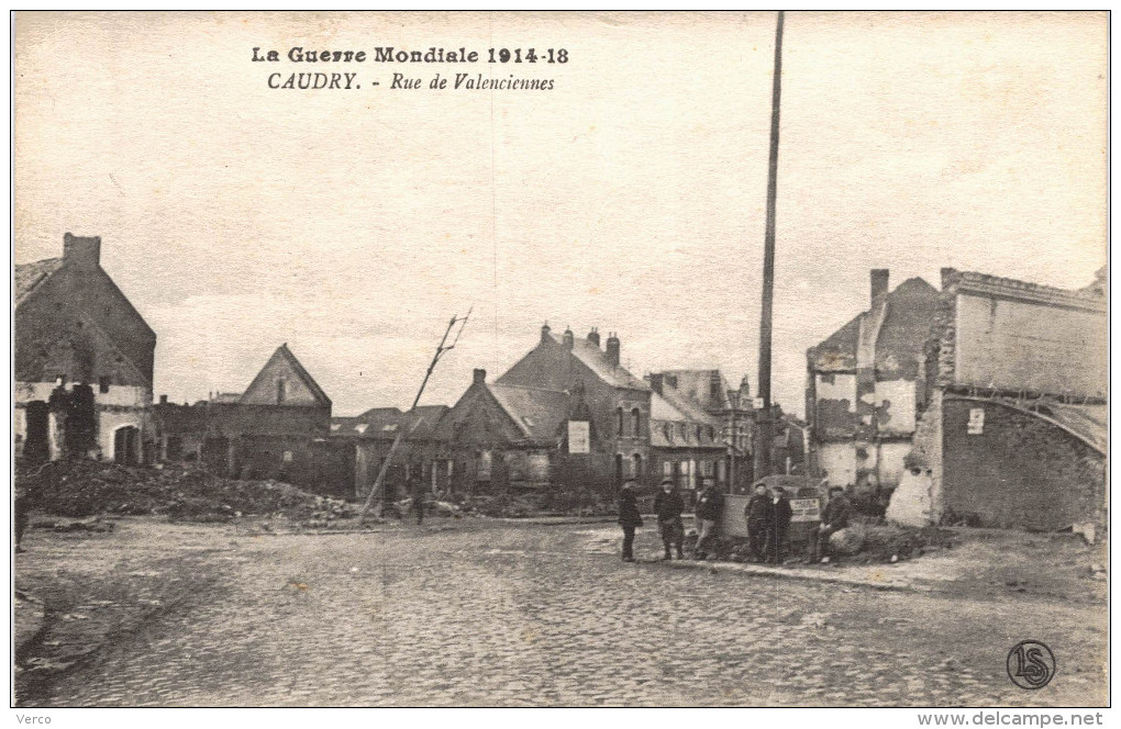 Carte Postale Ancienne De CAUDRY - Caudry