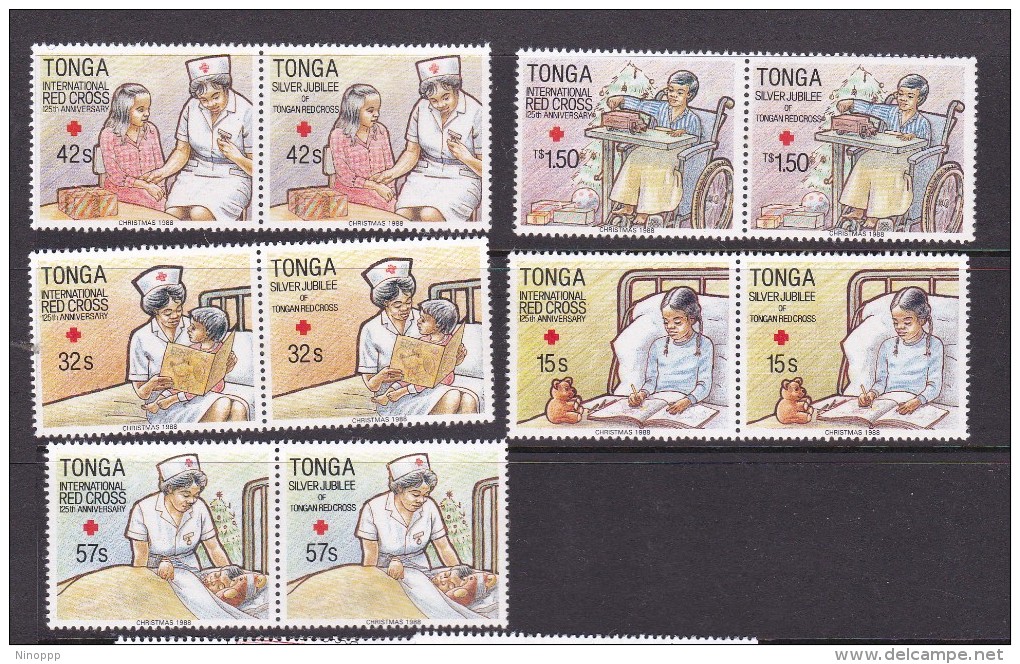 Tonga SG 1022-31 1988 Christmas Set MNH - Tonga (1970-...)