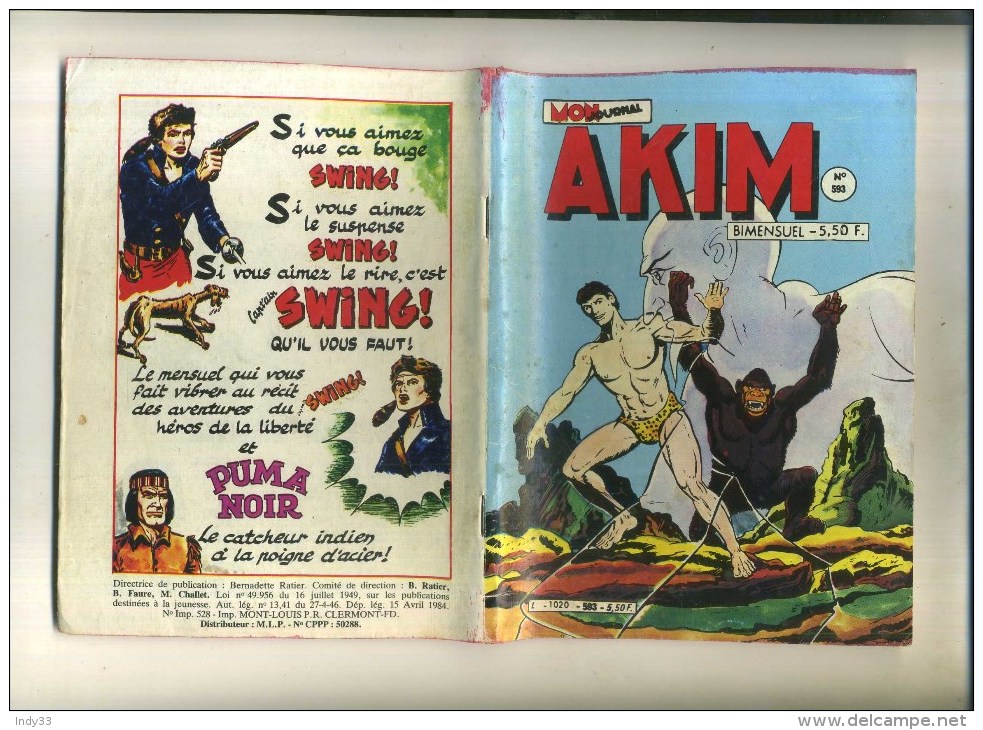 - BD AKIM . N°593 . 1984 . - Akim