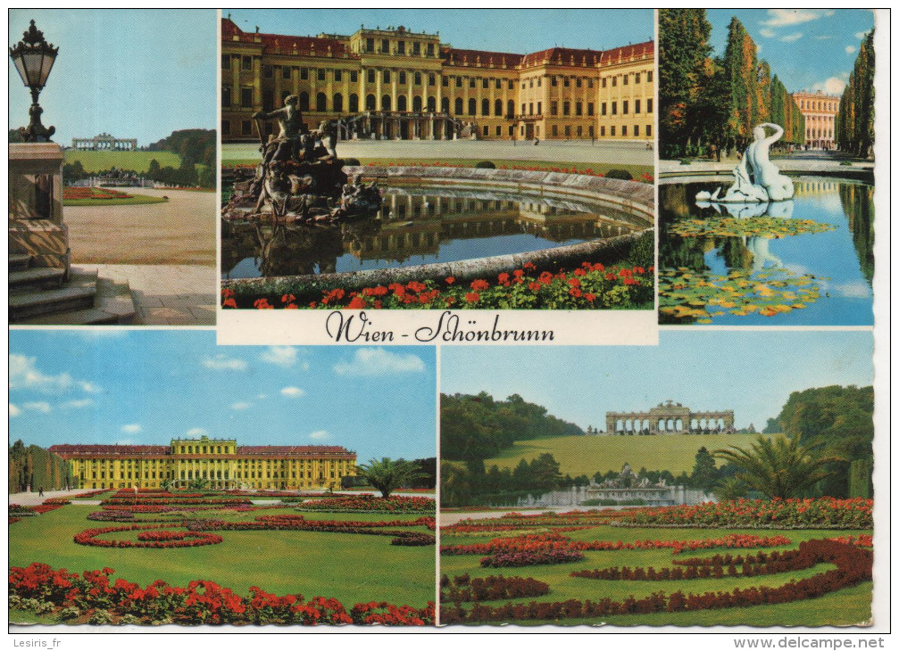 CP - PHOTO - WIEN - SCHONBRUNN - MULTIVUES - 45878 - RICHARD PIETSCH - Château De Schönbrunn