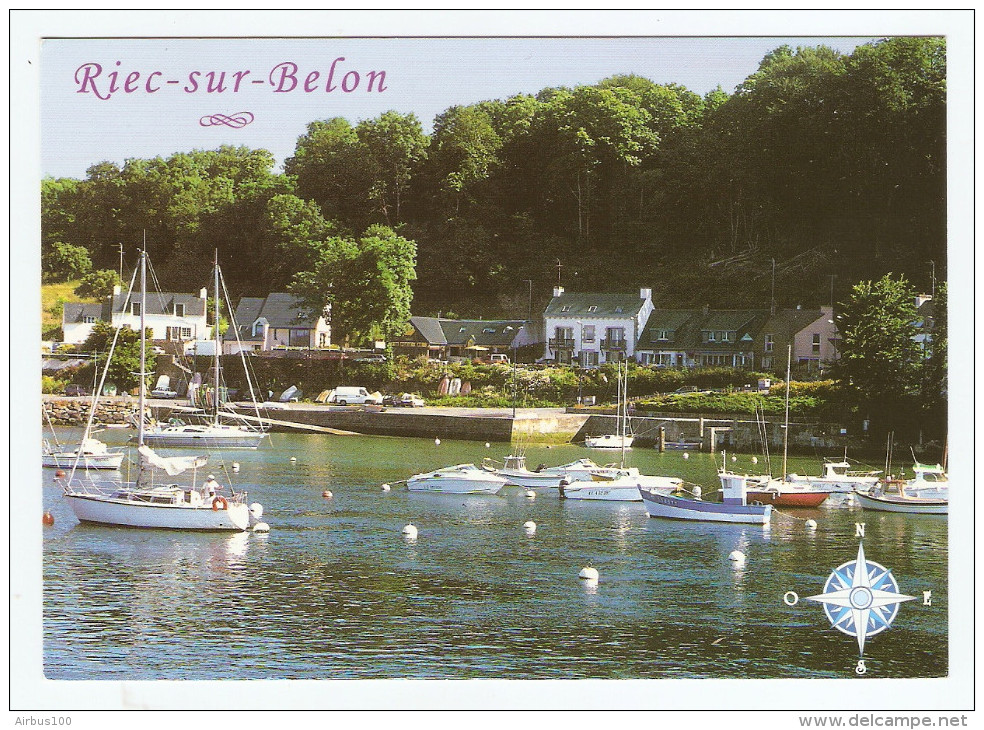 29 - RIEC SUR BELON LE PORT DE BELON VOILIER - ÉDITIONS YCA - 2 Scans - - Autres & Non Classés