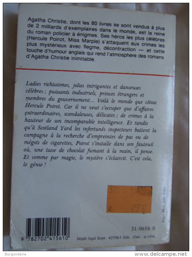 AGATHA CHRISTIE / LE BAL DE LA VICTOIRE  / Club Des Masques N° 561 / 1994 - Agatha Christie