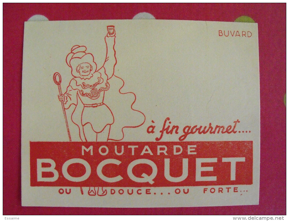 Buvard Moutarde Bocquet. Vers 1950 - Mostard