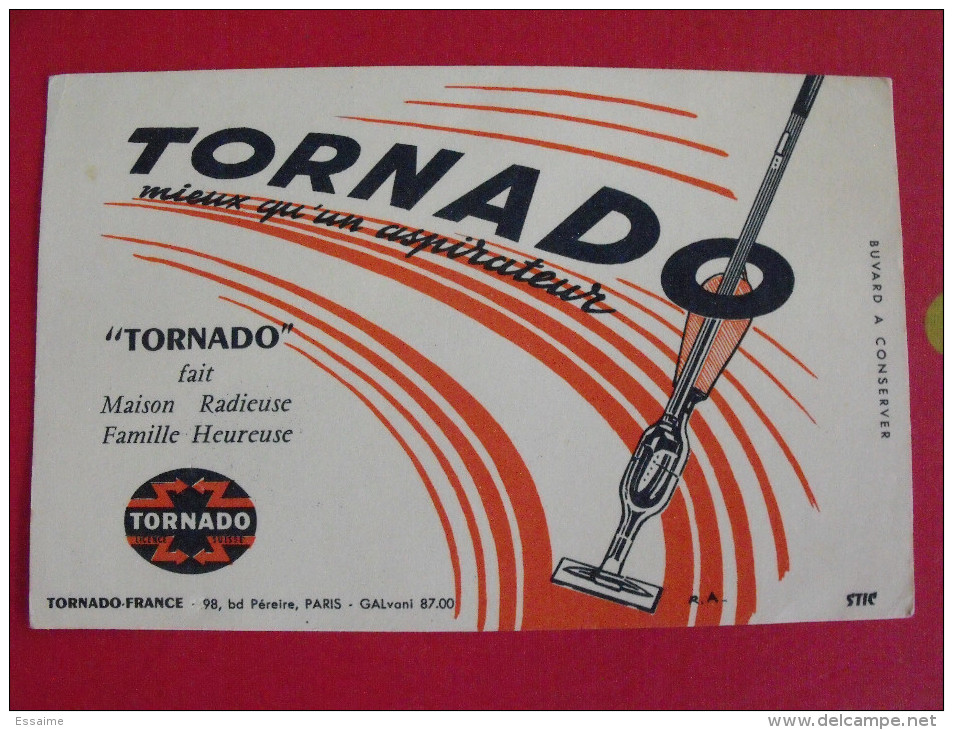 Buvard Aspirateur Tornado. Vers 1950 - T