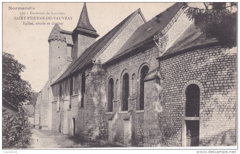 16/  8  / 225   -  SAINT  ÉTIENNE  DU  VOUVRAY  ( 27  )  L 'ÉGLISE - Dangu