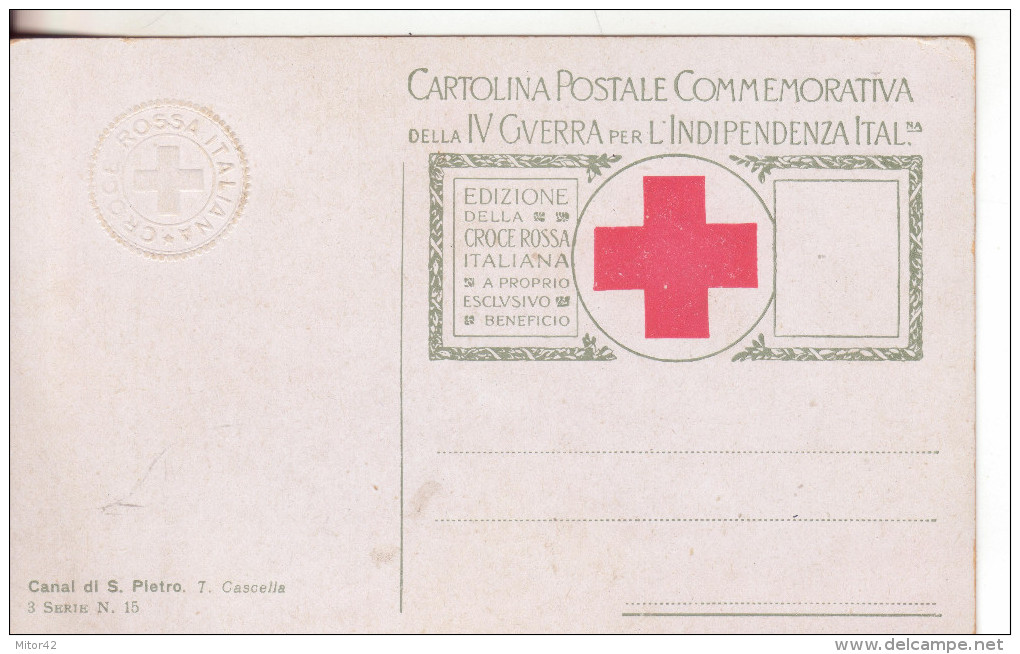 12-Militaria-Guerra 1914-18-Commemorativa Della IV Guerra Per L' Indipendenza-Croce Rossa Italiana-Nuova-Nouveau-New - Guerre 1914-18