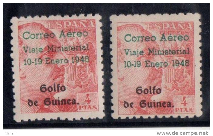 GUINEA Nº 272 Y Nº 272A. SIN CHARNELA. - Guinea Española