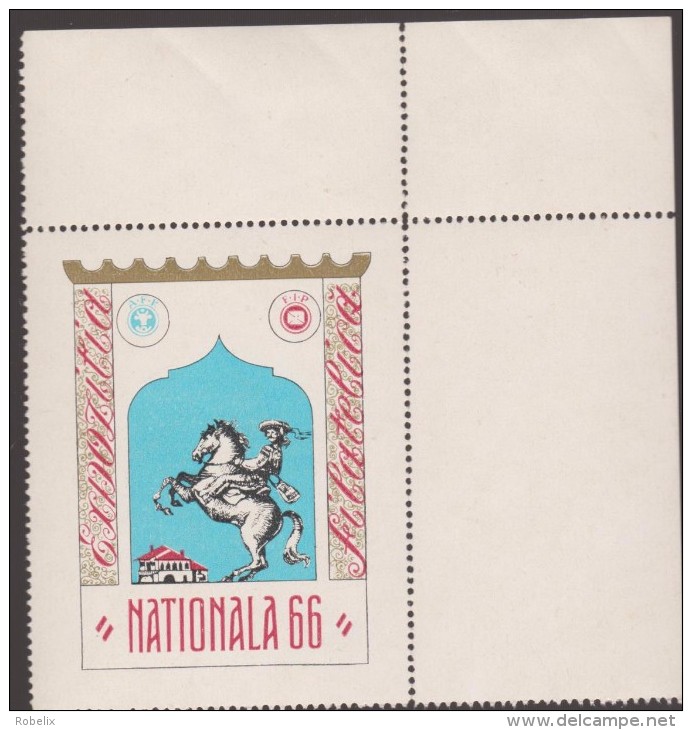 1966-Label-  Vignette  1 Val  Philatelic Exhibition-Exposition Philatelique  BUCAREST   MNH** - Vignette [ATM]