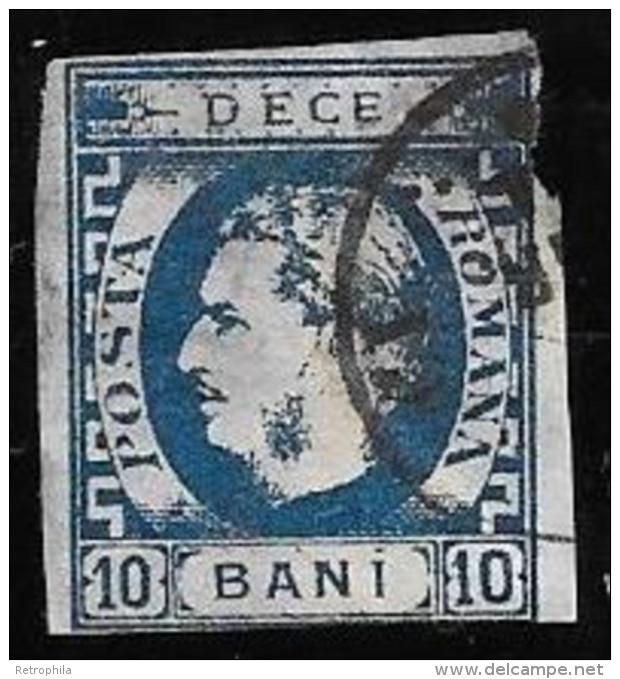 ROUMANIE - ROMANIA - 1869 -  N° 22 Oblitéré - 1858-1880 Moldavie & Principauté