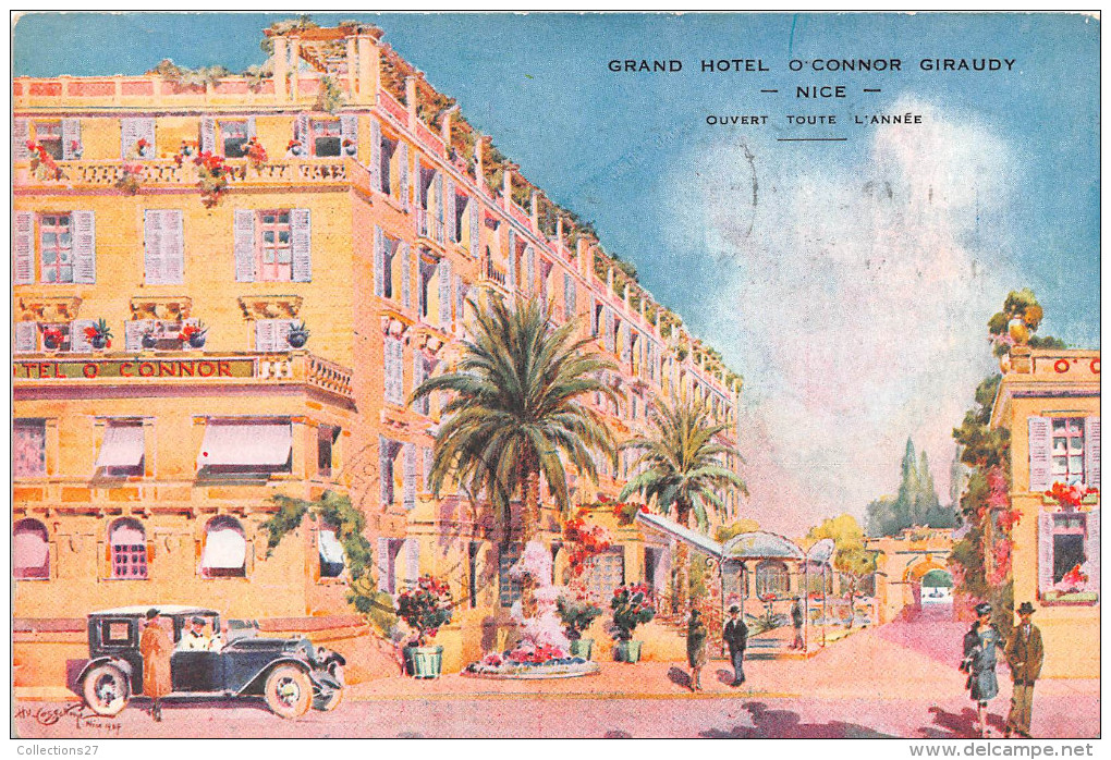 06-NICE- GRAND HÔTEL O'CONNOR GIRAUDY - Pubs, Hotels And Restaurants